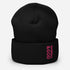 Baseball &God Flamingo Cuffed Beanie